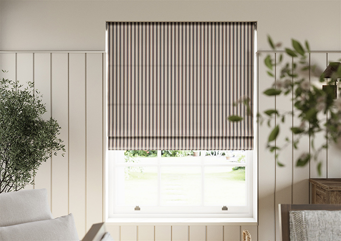 The British Stripe Co. Mary, Teignbridge No.2 - Twist&Fit Roman Blind - Image 3